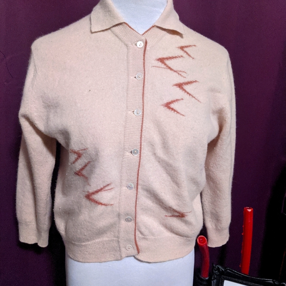 Vintage cardigan (50s/60s?) Wool